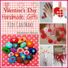 At least it is to kids: Valentine S Day Handmade Gifts Kids Can Make Montessori Nature
