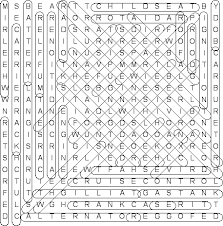 Clue search puzzle is the only word puzzle that combines all the fun from crossword puzzles, word searches and trivia games. Car Parts Solution Word Search Puzzle