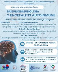 Especialistas del Garrahan y del Madariaga disertar�n sobre encefalitis autoinmune y enfermedades neurol�gicas poco frecuentes Se trata de una jornada de capacitaci�n destinada a profesionales de la salud que reunir� a neur�logos
