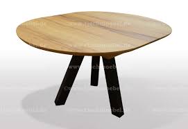 Runder Tisch Aus Kernbuche Auf 3 Beingestell Aus Schwarzstahl Durchmesser Wahlbar Von 100 150cm Runder Esstisch Eiche Esstisch Eiche Ausziehbar Esstisch Buche