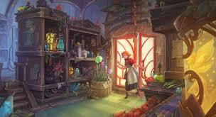 Artstation Magic Shop Veronika Firsova Art Painting Fantasy Shop