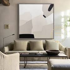 Collections · free shipping globally · free returns · free returns Handpainted Art Large Abstract Painting On Canvas Beige