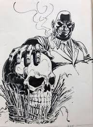 Malik/Archie Cash/Le maître de l'épouvante. Dessin pour la