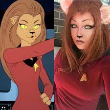 Lt M Ress Of The Uss Enterprise She S A Caitian Communications Officer From The Star Trek The Animated Series I Had A Star Trek Universe Star Trek Cosplay