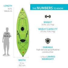 Maybe you would like to learn more about one of these? Buy Lifetime Tahoma 10 Ft Sit On Top Kayak Paddle Included Green 90816 Online In Indonesia 55604994
