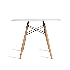 Check spelling or type a new query. Artiss Dining Table 4 Seater Round Replica Dsw Eiffel Kitchen Timber White Buy Round Dining Tables 9350062130322
