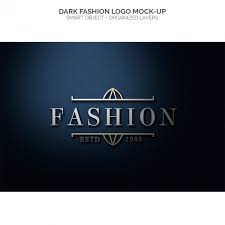 Have fun and enjoy free templates! Free Psd Dark Fashion Logo Mock Up