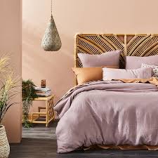 What to do with a gold and silver bedroom? Home Republic Vintage Washed Linen Quilt Cover Bedroom Adairs