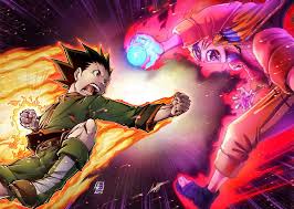 Imágen de dragon ball super. Naruto Vs Gon By Kuzomari Deviantart Com On Deviantart Naruto Vs Anime Crossover Naruto