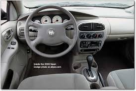 2000 Interior Dodge Neon Chrysler