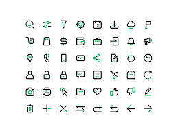 Freebie E Commerce Navigation Vector Icons Set Best Icons Icon Set Icon Set Vector