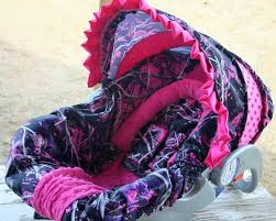 Pink And Purple Muddy Girl Camo Infant Car Seat Cover And Hood Etsy Muddy Girl Camo Camo Girl Baby Car Seats