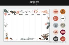 Spring School Timetable Template Vector School Timetable Timetable Template Spring School