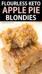 Apple Blondies No Flour And Low Carb The Big Man S World Recipe Blondies Recipe Healthy Apple Desserts Apple Dessert Recipes Healthy