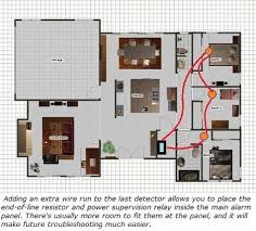 Caution do not loop wire under terminals when wiring detectors. Connecting 4 Wire Smoke Detectors