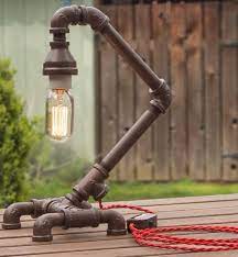 pin di metal pipe fitting edison bulb lamp demir galvaniz boru ve edison ampul ile lamba tasarimlar dekorasyon