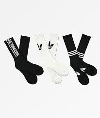 Adidas Logo Graphic 3 Pack Crew Socks Zumiez Mens Socks Fashion Adidas Men Logo Graphic