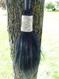 Black And Blue Full Size Handfasting Besom Handfasting Pagan Wedding Book Of Shadows