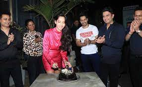 Carving a niche for himself in bollywood by giving consecutive hits. Nora Fatehi Brings In Her Birthday With Varun Dhawan And Others See Pics