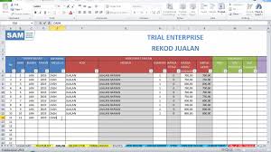 Cara membuat tanggal berurutan di excel. Rekod Jualan Kedai Makan Restoran Menggunakan Sistem Akaun Mudah Youtube