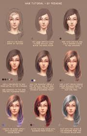 How To Draw Hair Tutorial Using Photoshop By Frenone On Deviantart How To Draw Hair Hair Tutorial Digital Painting Tutorials