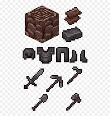 The 1.16 update for minecraft added a new material called netherite. Netherite Tools And Armor Hd Png Download Vhv