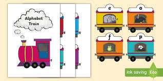 Have your child read along and take a ride on the alphabet . Alphabet Train