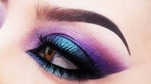 Purple And Blue Smokey Eye Makeup Tutorial Youtube
