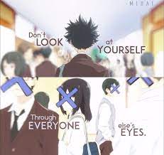 Let your voice inspire people everyday, so much that they think about themselves. Movie Anime And Silent Voice Image 6208517 On Favim Com