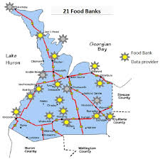 This riding was created in 1933 from parts of bruce south and grey southeast ridings. 2016 Food Bank Map United Way Of Bruce Grey