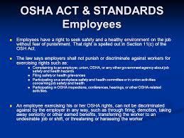 Intro To Osha Act Standards Ppt Download