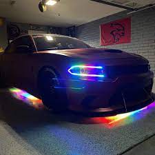 Led Underglow Lighting Kit Aluminum Bluetooth Rgb Halo Kits
