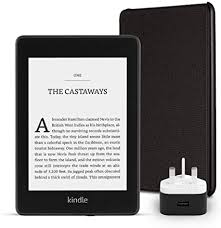 Kindle Paperwhite Essentials Bundle Including A Kindle Paperwhite 8 Gb Without Special Offers With Wi Fi An Amazon Leather Cover Black And An Amazon Powerfast 9w Power Adapter Amazon Co Uk Amazon Devices
