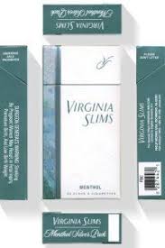 Virginia Slims Menthol Silver Cigarettes 10 Cartons Virginia Slims Menthol Slim