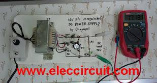 simple 12v 2a power supply circuit