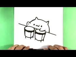 How To Draw Bongo Cat Step By Step How To Draw Easy Things Howtodraweasythings Howtodrawthingsstepbystep Art Easy Drawings Cat Steps Easy Pictures To Draw
