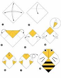 Es un plegado con la técnica origami y ya les paso a comentar cómo es el paso a paso y. Origami Tutorial For Kids Step By Step Prickelbilder Vorlage