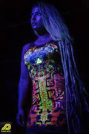 Maze Of Ra Dress By Public Beta Wear Blacklight Reactive Hightech Style Clothing Festivalfashion Psychedelic Fashion Psychedelic Clothing Psychedelic Style