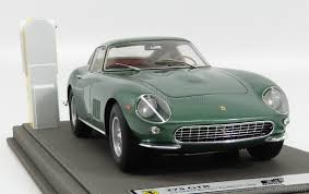 Click on the photos to enlarge. Bbr Models Car1842store Scale 1 18 Ferrari 275 Gtb S N 06437 Coupe Battista Pininfarina With Gas Pump 1964 Con Vetrina With Showcase Coffret Box Green Met