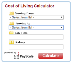 Cost Of Living Calculator