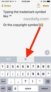 It's a great tool you can use to add a little 'character' to your writing. How To Type Trademark Copyright Symbols On Iphone And Ipad Osxdaily