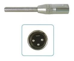 4 Conector Plug Canon Metalico Con Resorte Xlr + 4 Jack Cano