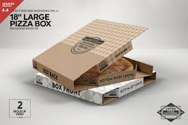 Large 18 Pizza Box Packaging Mockup Pizza Box Design Pizza Boxes Food Box Packaging