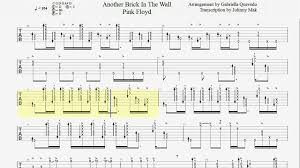 Pink Floyd Another Brick In The Wall Part 2 Bass Tab Gabriella Quevedo Tabs Another Brick In The Wall Pink Floyd Fingerstyle Guitar Youtube Brick In The Wall Guitar Youtube Pink Floyd