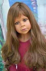 Masterpiece Gianna, Medium Brown Hair by Monika Levenig 44" Full Vinyl IN  STOCK