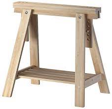 The most obvious disadvantage here is that pedestal tables are far more expensive than leg tables. Ikea Beech Wood Desk Table Leg Trestle With Shelf Height And Angle Adjustable Also Great For Drafting Table Tops Buy Online At Best Price In Uae Amazon Ae