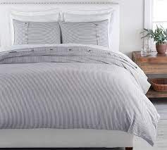 Check spelling or type a new query. Navy Wheaton Stripe Linen Cotton Blend Patterned Duvet Cover Sham Pottery Barn