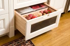 Tater and onion bin with breadbox on top. Potato And Onion Bins Kitchen Ideas Photos Houzz