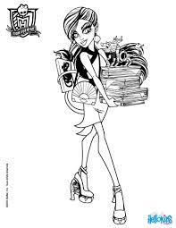 monster high coloring pages jina fire long for girls coloriage de motos transport