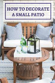 How To Decorate A Small Patio You Ll Love Apartment Patio Decor Small Patio Design Small Apartment Patio